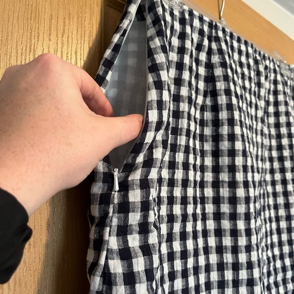 American Eagle Outfitters Black and White Checkered Mini Skirt - Picture 10 of 10